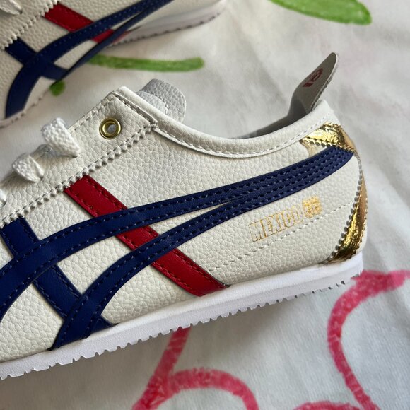 Onitsuka Tiger White Leather Sneakers